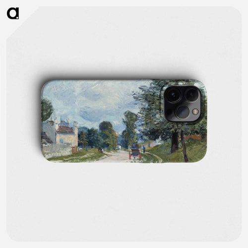 A Turn in the Road - アルフレッド シスレー Phone Case.