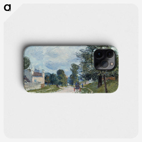 A Turn in the Road - アルフレッド シスレー Phone Case.