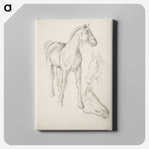 Horse, Hevosia - アルフレッド ウィリアム フィンチ Canvas.