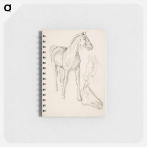 アートメモ帳-Horse, Hevosia - アルフレッド ウィリアム フィンチ Memo.
