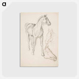 アートポストカード-Horse, Hevosia - アルフレッド ウィリアム フィンチ Postcard.