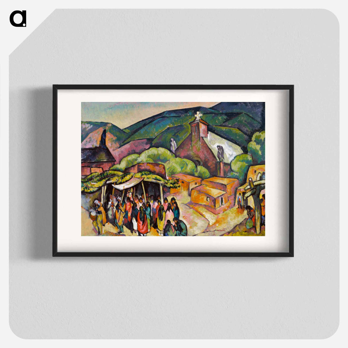 Feast Day: San Juan Pueblo - Alice in Wonderland Poster.