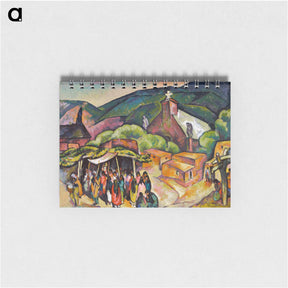 アートメモ帳-Feast Day: San Juan Pueblo - 不思議の国のアリス Memo.