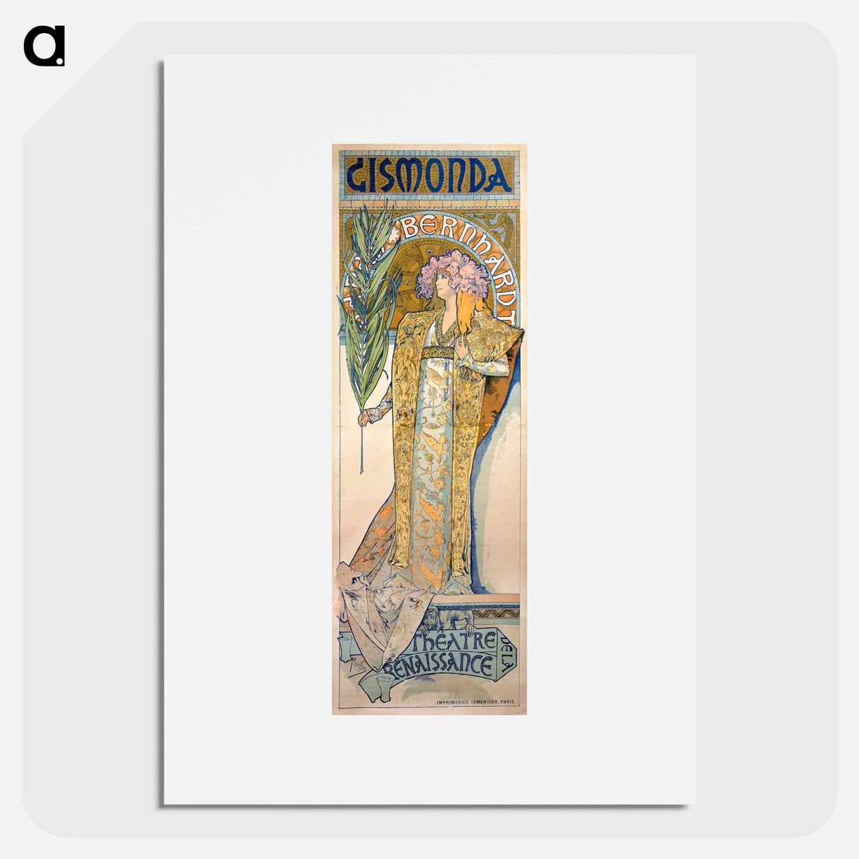 Gismonda - Alphonse Mucha Poster.