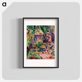 アートポスター-Landscape with House
 - バーンズ・コレクション Poster.