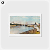 アートポストカード-The Harbor at Lorient
 - ベルト モリゾ Postcard.