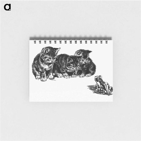 アートメモ帳-Kittens and Toad
 - 大英図書館 Memo.