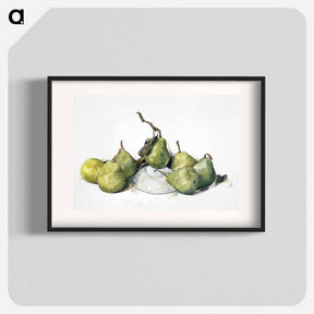アートポスター-Green Pears - チャールズ デムス Poster.