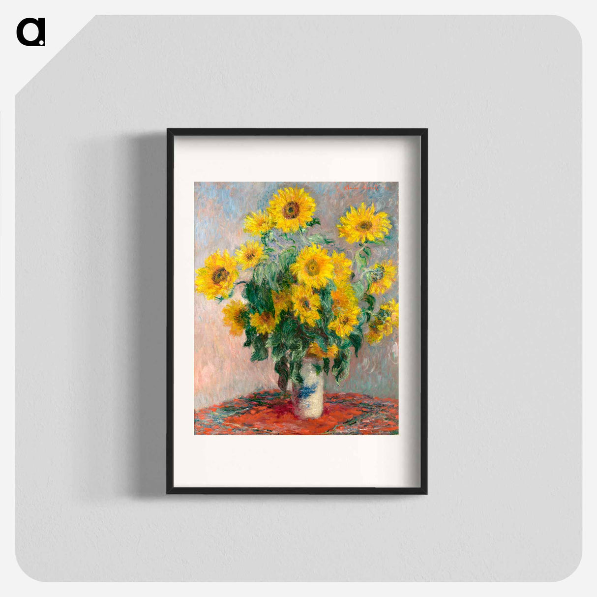 Bouquet of Sunflowers - Claude Monet Poster.