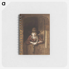 アートメモ帳-Boy Leaning on a Half Door
 - コルネリス プロース ファン アムステル Memo.