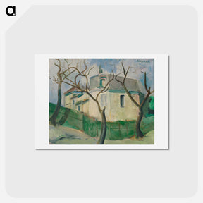 アートポストカード-Villa in the Garden
 - シプリアン マジェルニク Postcard.