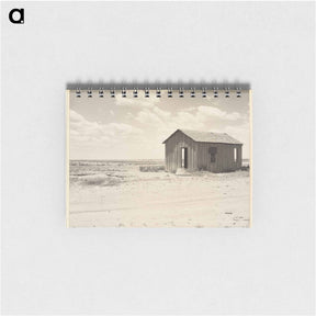 アートメモ帳-Abandoned Dust Bowl Home - ドロテア ラング Memo.