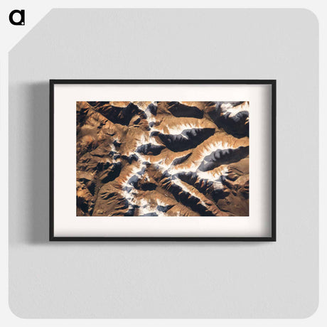 アートポスター-Himalayas as Seen from the International Space Station
 - 上空からの地球 Poster.