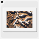 アートポスター-Himalayas as Seen from the International Space Station
 - 上空からの地球 Poster.