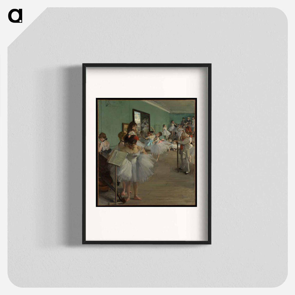 The Dance Class - Edgar Degas Poster.