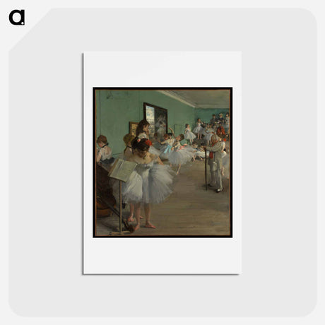 アートポストカード-The Dance Class - エドガー ドガ Postcard.