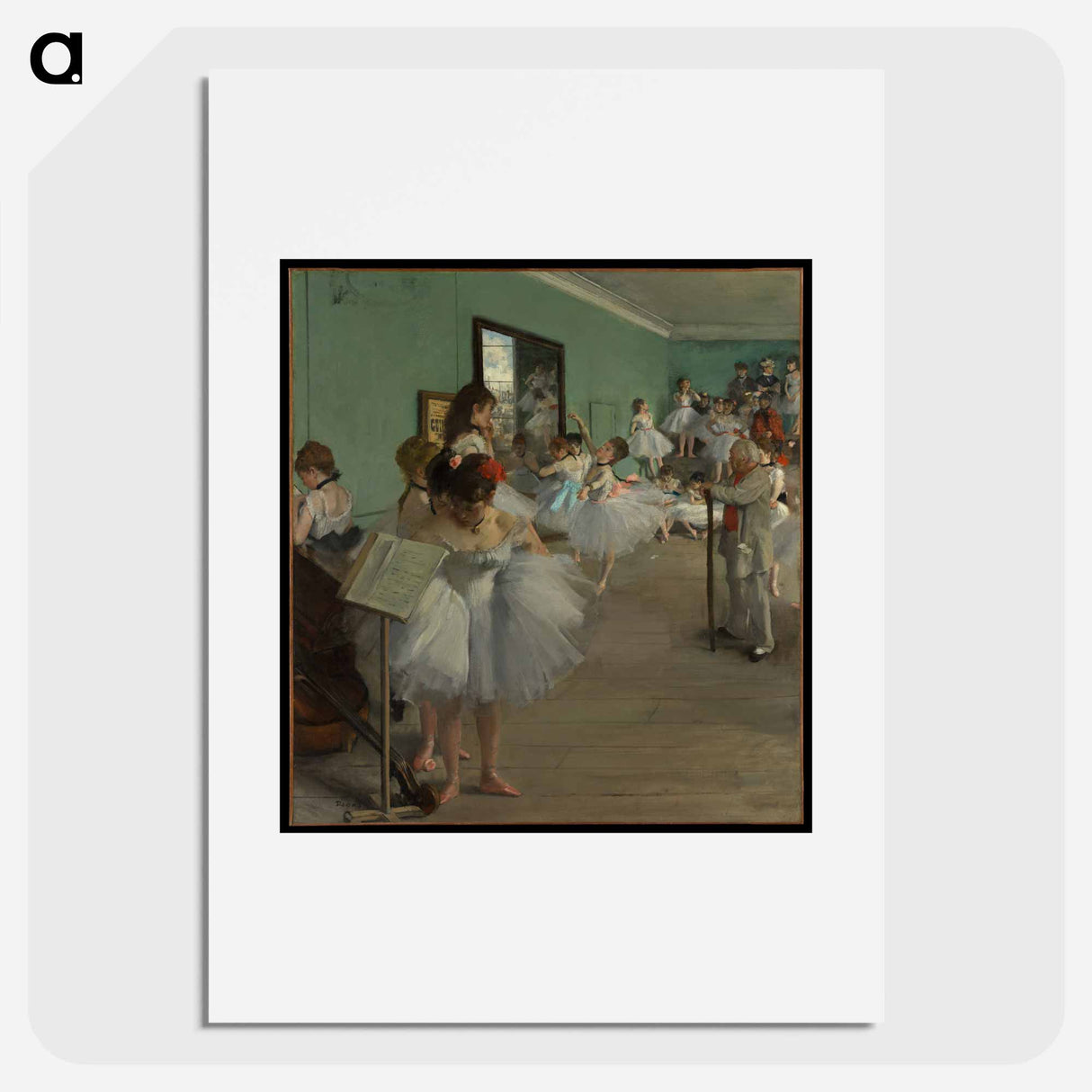 The Dance Class - Edgar Degas Poster.