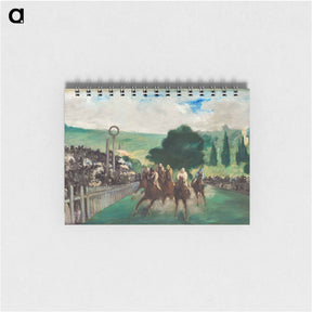 アートメモ帳-The Races at Longchamp - エドゥアール マネ Memo.