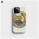 Venus' Looking Glass from The Flower Book - エドワード バーン ジョーンズ Phone Case.
