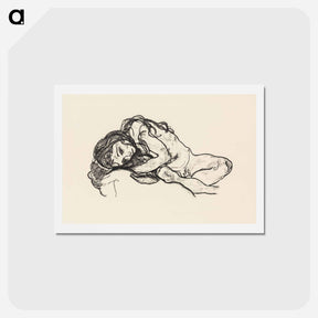 アートポストカード-Girl - エゴン シーレ Postcard.