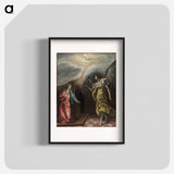 Annunciation - エル グレコ Poster.