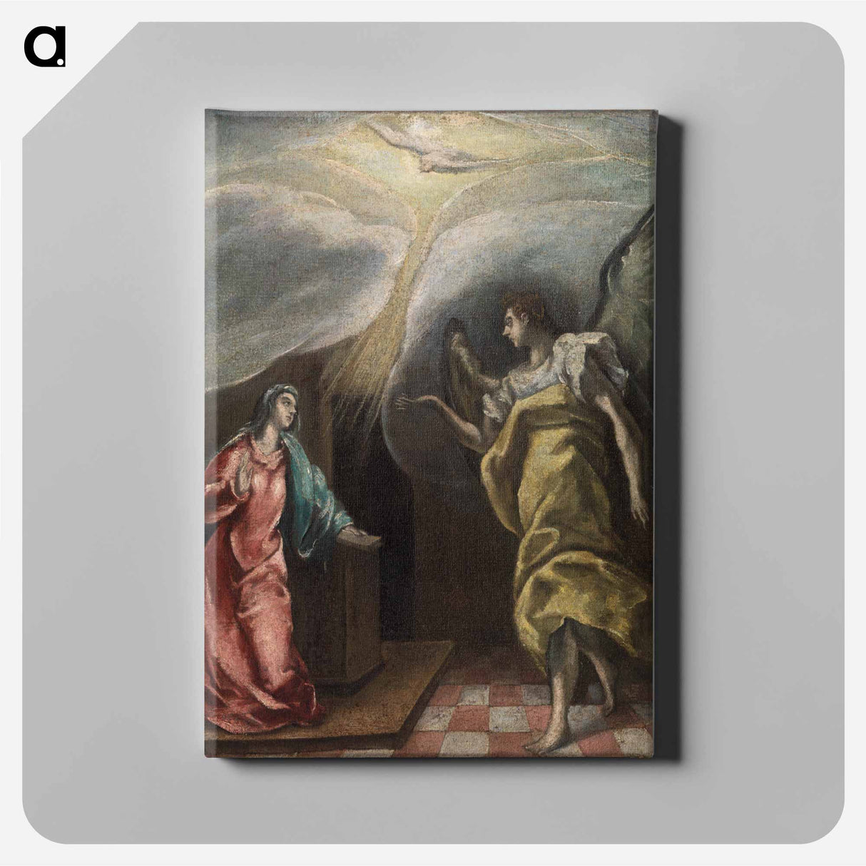 Annunciation - エル グレコ Canvas.