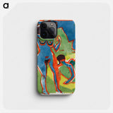 Bathing Women - Moritzburg - Ernst Ludwig Kirchner Phone Case.