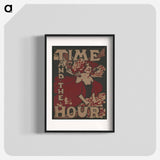 Father Time with a young woman - エセル リード Poster.