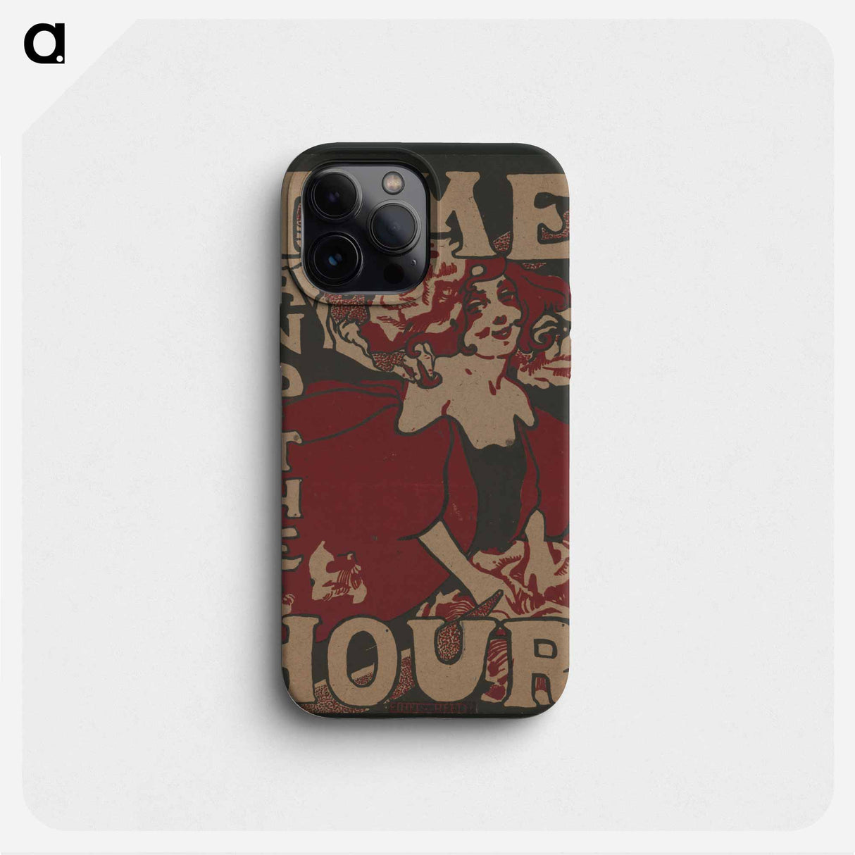 Father Time with a young woman - エセル リード Phone Case.