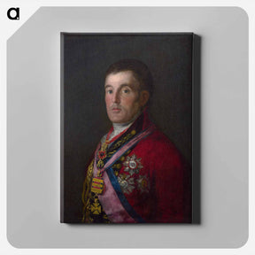 アートパネル-The Duke of Wellington - フランシスコ デ ゴヤ Canvas.