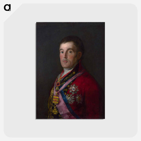 アートポストカード-The Duke of Wellington - フランシスコ デ ゴヤ Postcard.