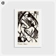 アートポストカード-Horses - フランツ マルク Postcard.