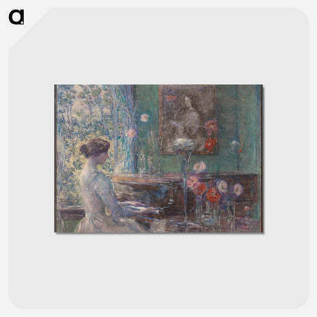 アートポストカード-Improvisation - フレデリック チャイルド ハッサム Postcard.