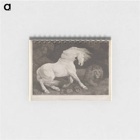 アートメモ帳-A Horse Affrighted at a Lion
 - ジョージ スタッブス Memo.