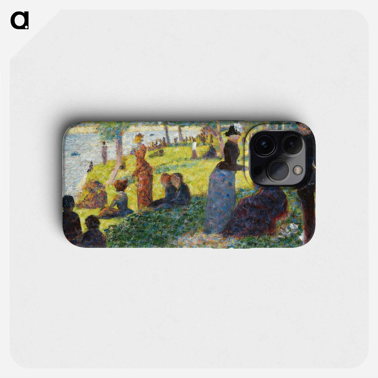 Oil Sketch for “La Grande Jatte” - Georges Seurat Phone Case.