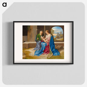 アートポスター-The Holy Family
 - ジョルジョーネ Poster.