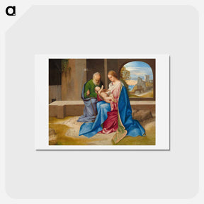 アートポストカード-The Holy Family
 - ジョルジョーネ Postcard.