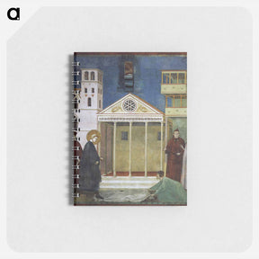 アートメモ帳-St. Francis Honoured by a Simple Man - ジョット ディ ボンドーネ Memo.