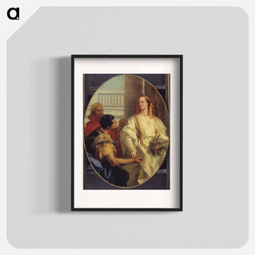 Latinus Offering Lavinia to Aeneas
 - ジョバンニ バティスタ ティエポロ Poster.
