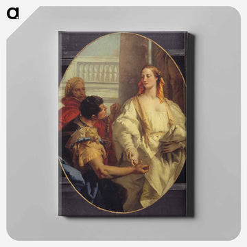 Latinus Offering Lavinia to Aeneas
 - ジョバンニ バティスタ ティエポロ Canvas.