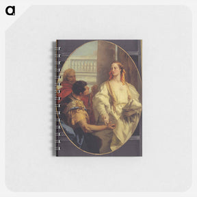 アートメモ帳-Latinus Offering Lavinia to Aeneas
 - ジョバンニ バティスタ ティエポロ Memo.