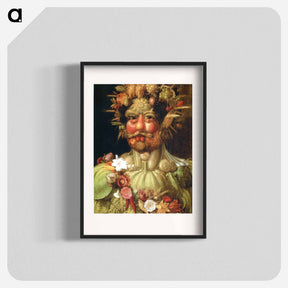 アートポスター-Vertumnus (Emperor Rudolph II) - ジュゼッペ アルチンボルド Poster.