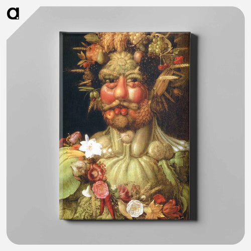 Vertumnus (Emperor Rudolph II) - ジュゼッペ アルチンボルド Canvas.