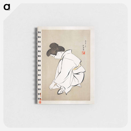 アートメモ帳-Woman Cutting Her Toenails
 - 橋口 五葉 Memo.