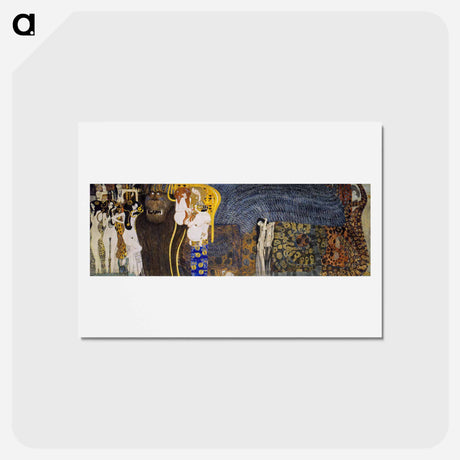 アートポストカード-The Hostile Powers - グスタフ クリムト Postcard.