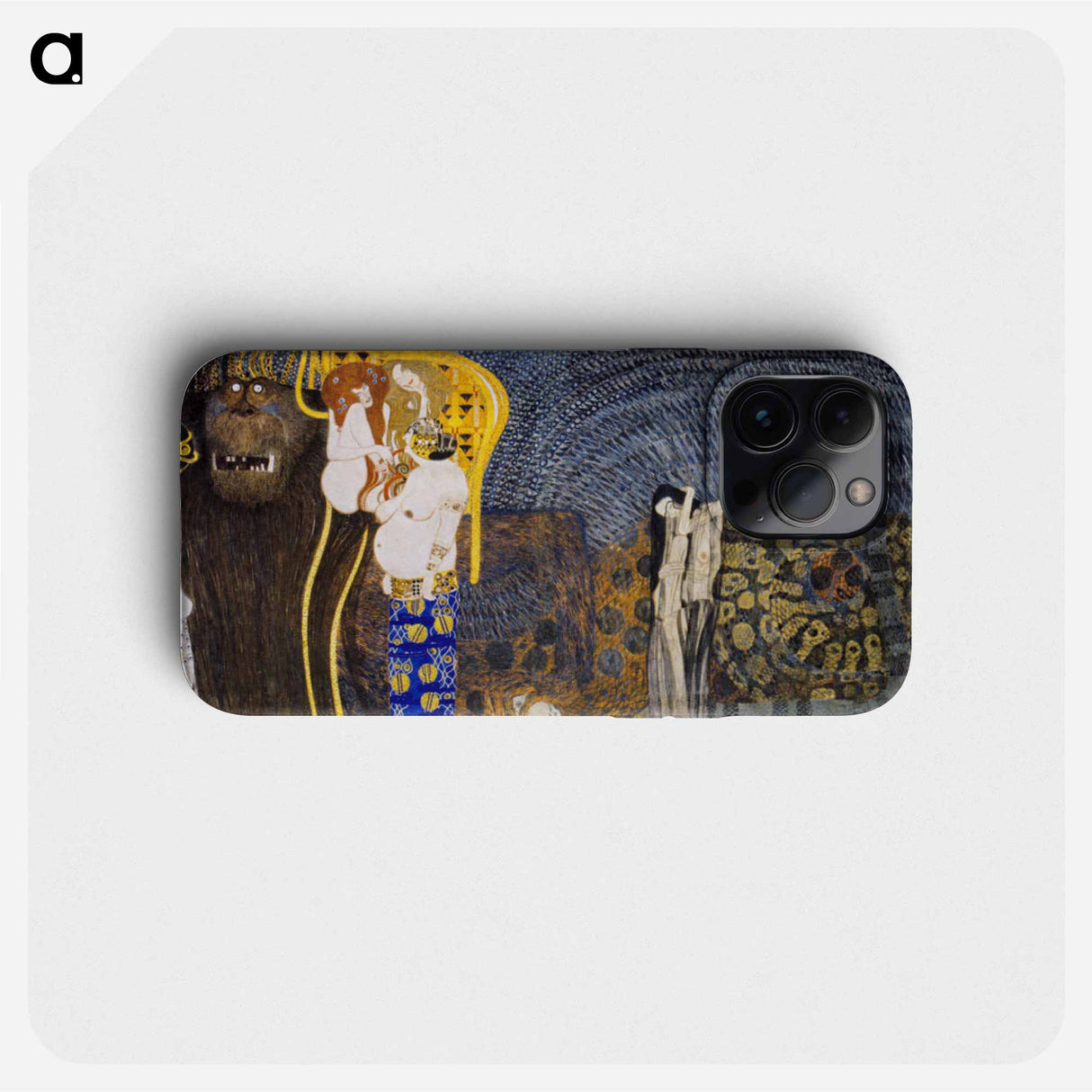 The Hostile Powers - Gustav Klimt Phone Case.