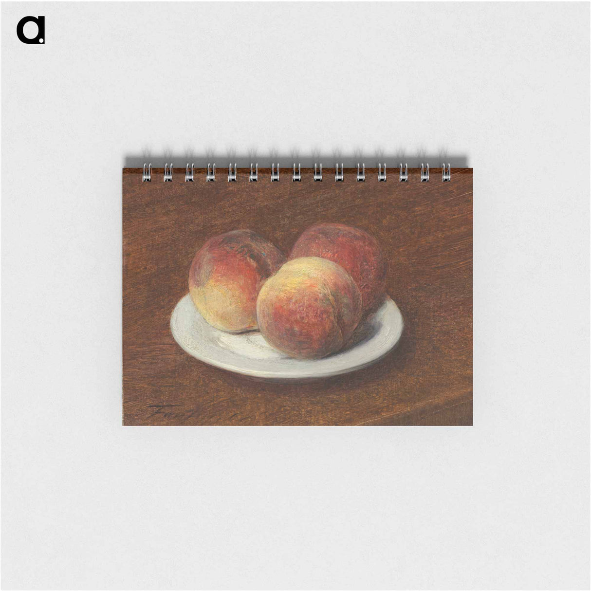 Three Peaches on a Plate - アンリ ファンタン ラトゥール Memo.