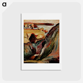 アートポストカード-Rochers a Belle Île - アンリ マティス Postcard.