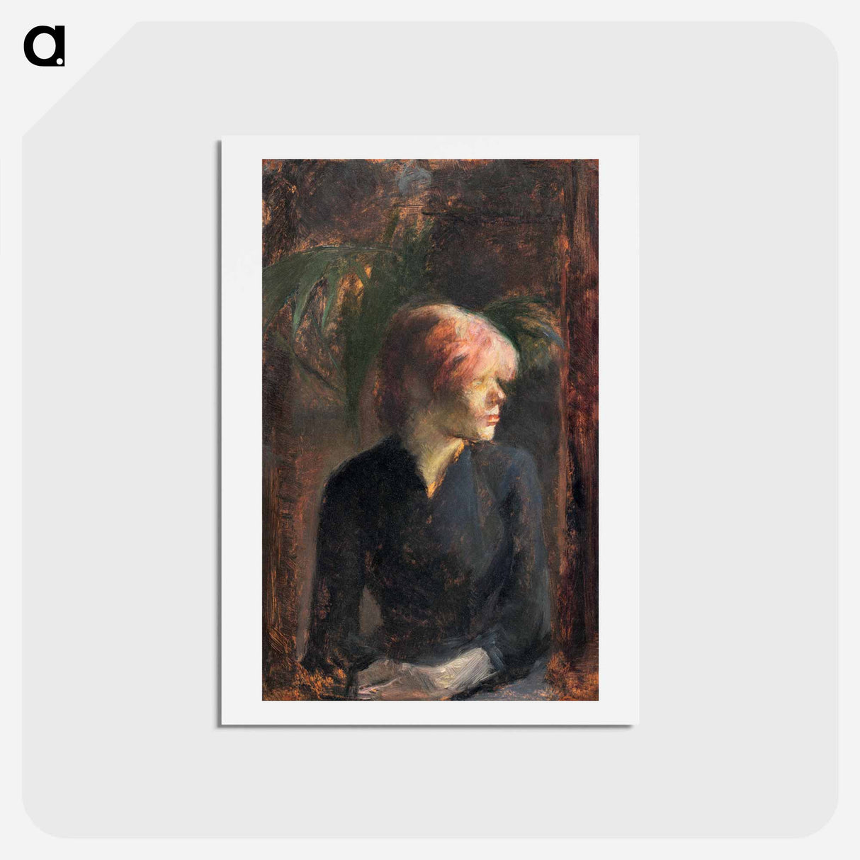 アートポストカード-Carmen Gaudin - アンリ ド トゥールーズ ロートレック Postcard.