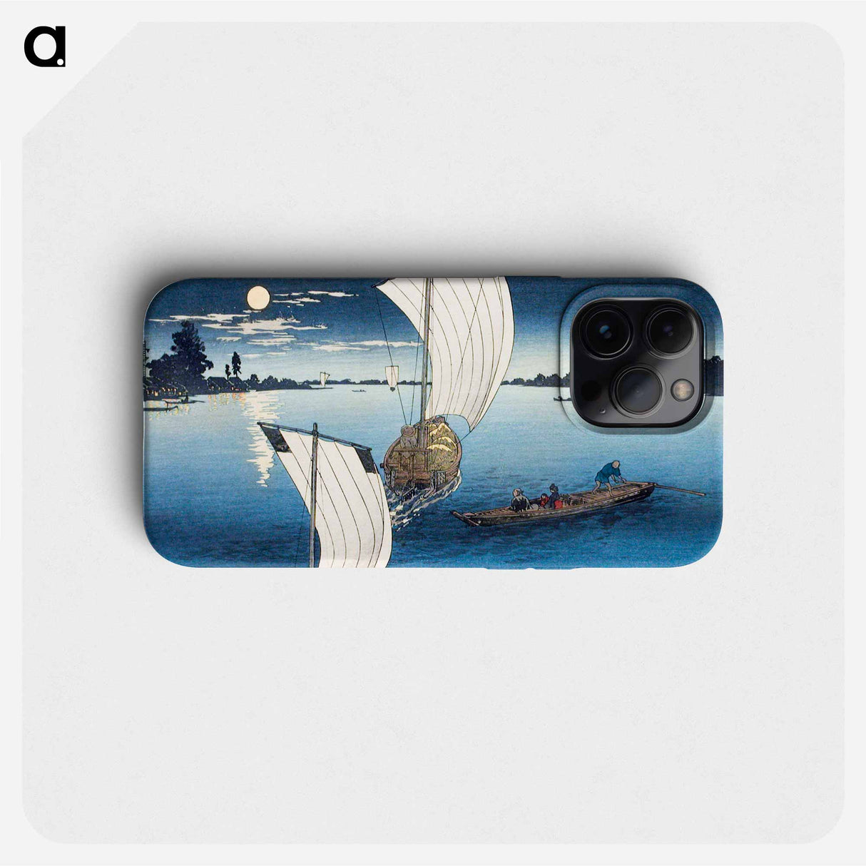 Edo River - Hiroaki Takahashi Phone Case.